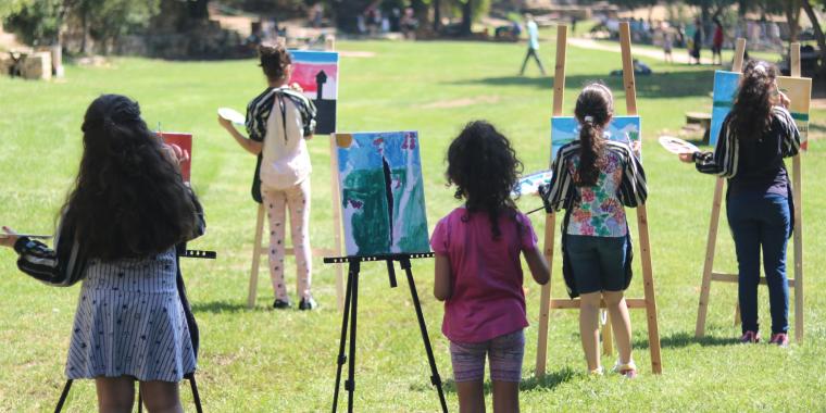 Participants in the Art of Painting program