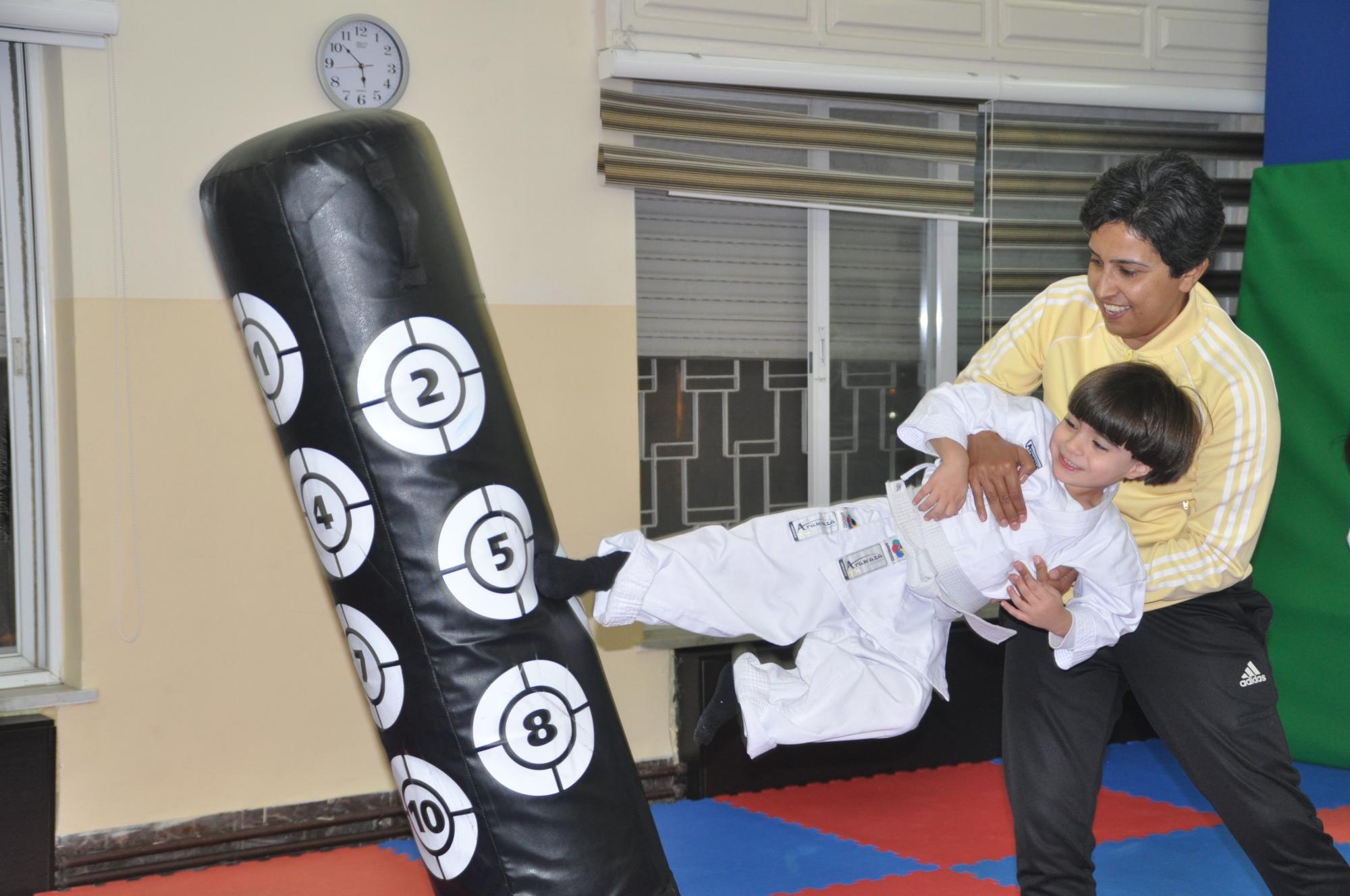 Participants in Karate Program
